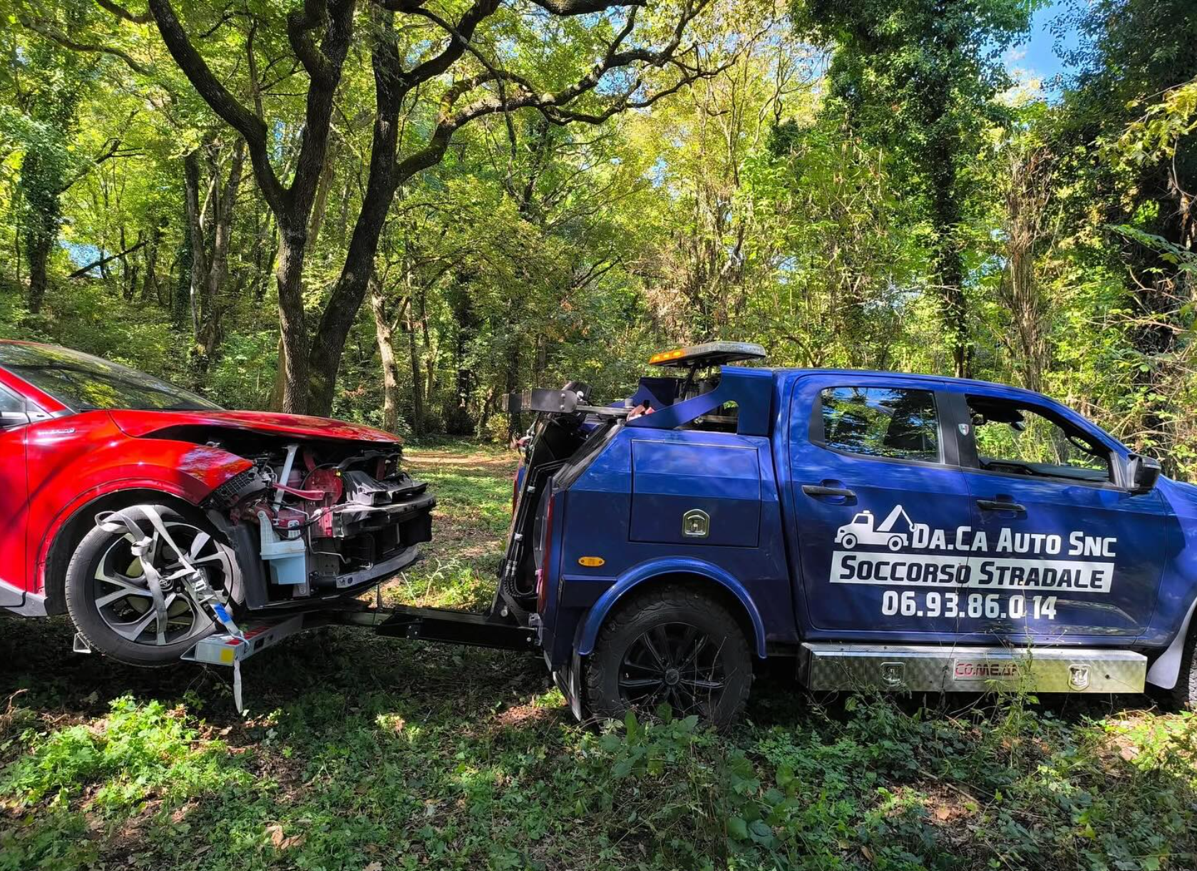 Soccorso stradale Da.Ca.Auto in azione - recupero veicolo